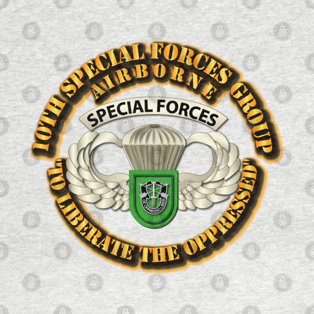 SOF - 10th SFG - Airborne Badge by twix123844